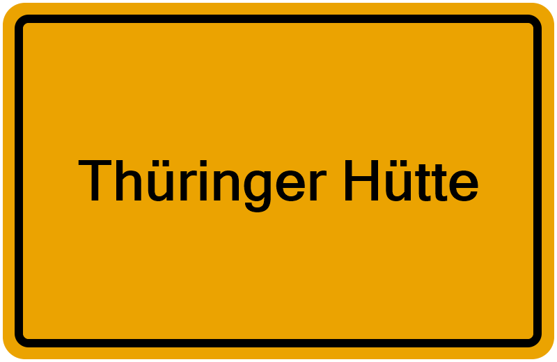 Handelsregisterauszug Thüringer Hütte